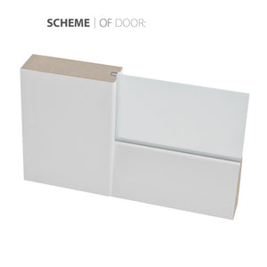 Sliding Closet Barn Bypass Doors Clear Glass | Quadro 4002 | White Silk - Home Doors