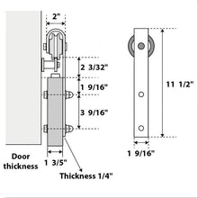 Load image into Gallery viewer, Sturdy Double Barn Door Frosted Glass 12 Lites | Felicia 3312 | Ginger Ash Grey - Home Doors