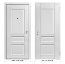 Load image into Gallery viewer, Front Exterior Pre-hung Steel Door | Ballucio 0435 | White Enamel - Doors