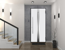 Load image into Gallery viewer, Front Exterior Prehung Glass Steel Door | Deux 1744 | Natural Oak - Home Doors