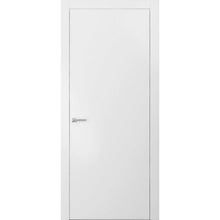 Load image into Gallery viewer, Modern Solid Interior Door with Handle | Planum 0010| White Silk - 18’’ x 80’’ - Doors