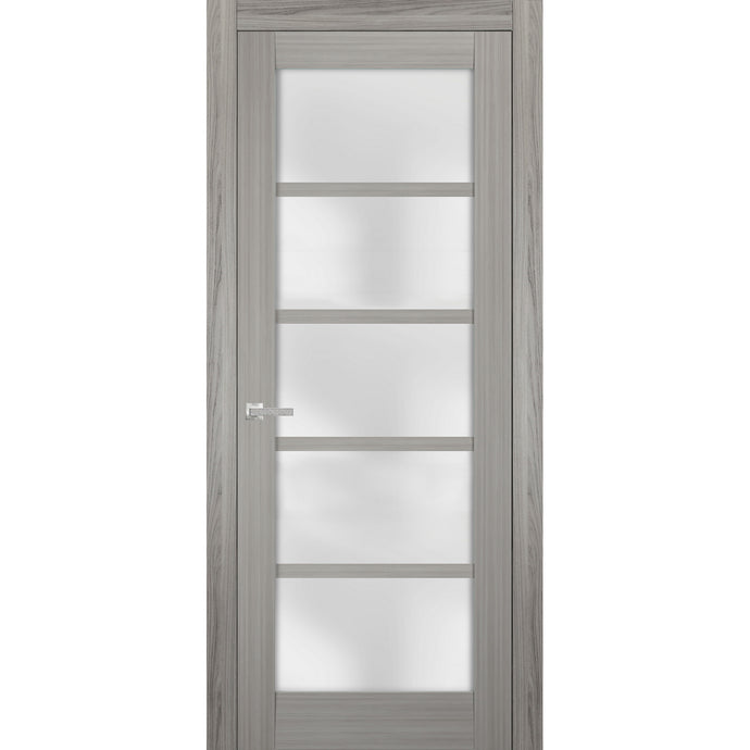 Kitchen Lite Solid Interior French Door | Quadro 4002 | Ginger Ash - Butterfly Hinges / 18’’ x 80’’ - Doors