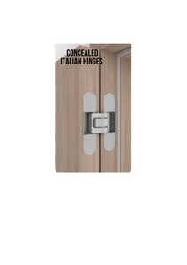 Lite Door with Hardware | Quadro 4113 | Grey Ash