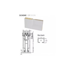 Load image into Gallery viewer, 3-Panel Pocket Door | Lucia 31 | White Silk - pocket Doors