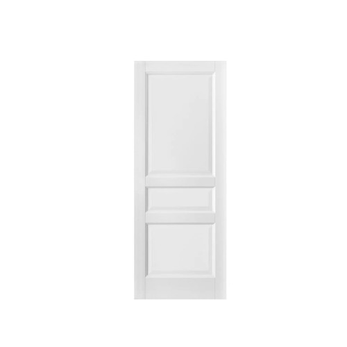 3-Panel Slab Barn Door | Lucia 31 | White Silk