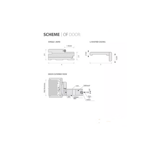 French Double Interior Doors | Planum 0020 | Ginger Ash - Panel Pocket