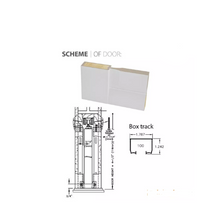 Load image into Gallery viewer, French Double Pocket Doors | Lucia 31 | White Silk