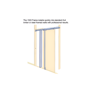 French Double Pocket Doors | Quadro 4113 | White Silk