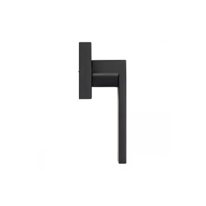 Modern Square Satin Nickel Handle Matte Black Privacy (bathroom/ bedroom/ lock)