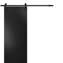 Load image into Gallery viewer, Sturdy Barn Door with Hardware | Planum 0010 | Black Matte