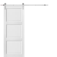 Load image into Gallery viewer, Sliding Barn Door with Hardware | Lucia 2661 | White Silk - Home Doors