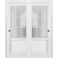 Load image into Gallery viewer, Sliding Closet Bypass Doors 9 Lites | Felicia 3309 | White Silk