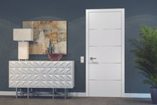 Load image into Gallery viewer, Modern Wood Interior Door with Hardware | Planum 0020 | White Silk - Home Doors