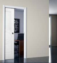 Load image into Gallery viewer, Sliding Pocket Door Opaque Glass | Mela 7012 | Matte White