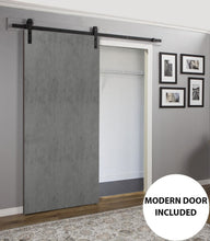 Load image into Gallery viewer, Sturdy Barn Door | Planum 0010 | Concrete