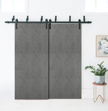 Load image into Gallery viewer, Sliding Closet Barn Bypass Doors with Hardware | Planum 0010 | Concrete