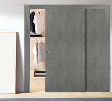 Load image into Gallery viewer, Sliding Closet Bypass Doors | Planum 0010 | Concrete
