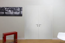 Load image into Gallery viewer, Solid French Double Doors | Planum 0010 | White Silk