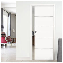 Load image into Gallery viewer, Sliding French Pocket Door | Planum 0020 | White Silk