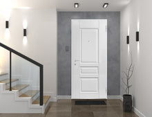 Load image into Gallery viewer, Front Exterior Pre-hung Steel Door | Ballucio 0435 | White Enamel - Doors