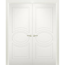 Load image into Gallery viewer, Solid French Double Doors | Mela 7001 | Matte White