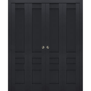 Sliding Closet Double Bi-fold Doors | Veregio 7411 | Anthracite
