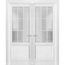 Load image into Gallery viewer, Solid French Double Doors | Felicia 3309 | Matte White