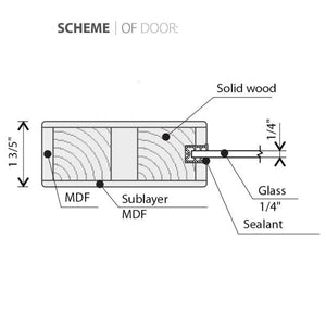 Sliding Closet Bi-fold Doors | Mela 7444 | White Silk - Home