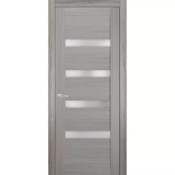 Lite Door with Hardware | Quadro 4113 | Grey Ash