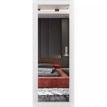 Load image into Gallery viewer, Slab Door Panel Mirror | Lucia 2166 | White Silk