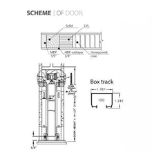 Load image into Gallery viewer, French Double Panel Lite Doors | Lucia 2552 | White Silk