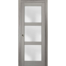 Load image into Gallery viewer, Sliding French Pocket Door | Lucia 2552 | Grey Ash