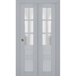 Sliding Closet Bi-fold Doors | Veregio 7339 | Matte Grey